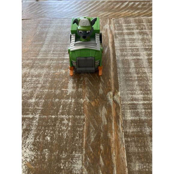 Paw Patrol‎ Racers Rocky Green Recycle Garbage Truck Vehicle Figure Spin Master - Picture 1 of 5